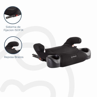 ALZADOR BEBESIT ISOFIX NEGRO - 4