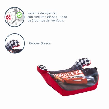 ALZADOR DISNEY AUTO CARS ROJO - 5