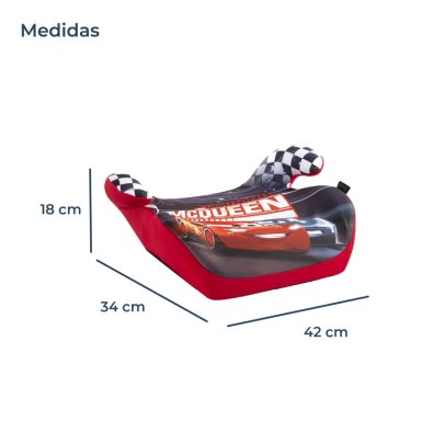 ALZADOR DISNEY AUTO CARS ROJO - 6