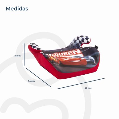 ALZADOR DISNEY AUTO CARS ROJO - 7