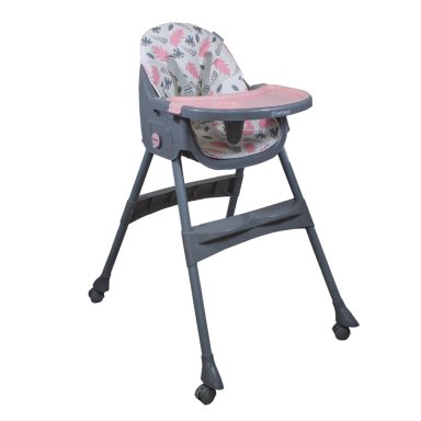 SILLA DE COMER STEPS ROSADA BEBESIT - 1