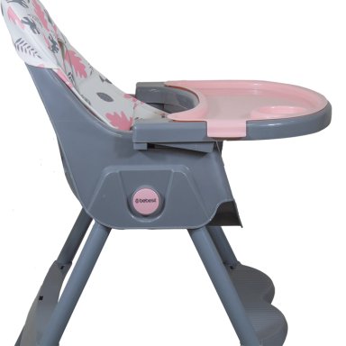SILLA DE COMER STEPS ROSADA BEBESIT - 6