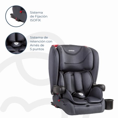 SILLA AUTO BEBESIT BUTACA SMARTFIX NEGRO - 5