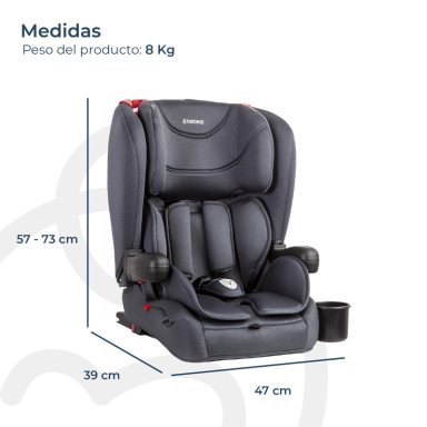 SILLA AUTO BEBESIT BUTACA SMARTFIX NEGRO - 9