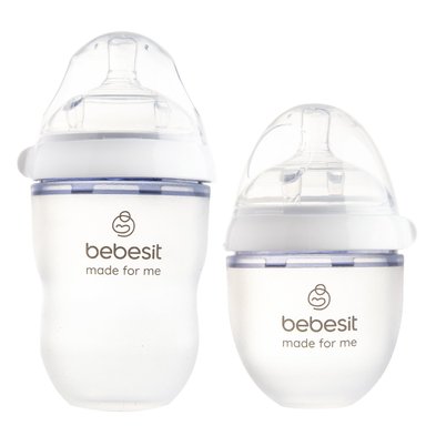 PACK MAMADERA BEBESIT MY CUP + MANILLA Y TETINA BLANCO - 3