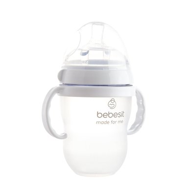 PACK MAMADERA BEBESIT MY CUP + MANILLA Y TETINA BLANCO - 7
