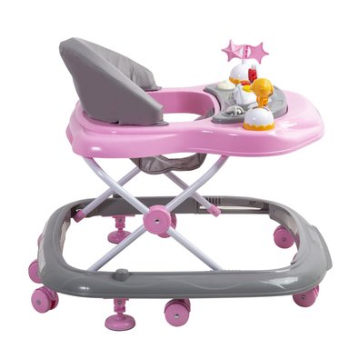 ANDADOR BEBESIT MUSICAL AIRBUS GRIS ROSADO - 5