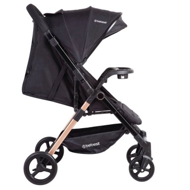 COCHE DE PASEO CITY REVERSIBLE CON BANDEJA NEGRO - 4