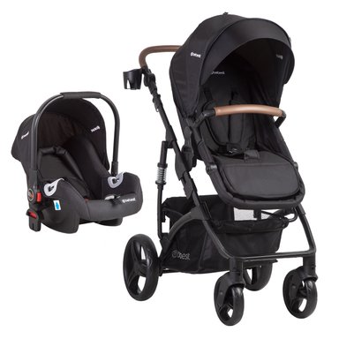 COCHE CUNA BEBESIT TRAVEL SYSTEM QUEST LX NEGRO - 1