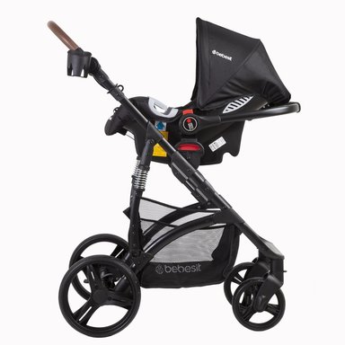 COCHE CUNA BEBESIT TRAVEL SYSTEM QUEST LX NEGRO - 4