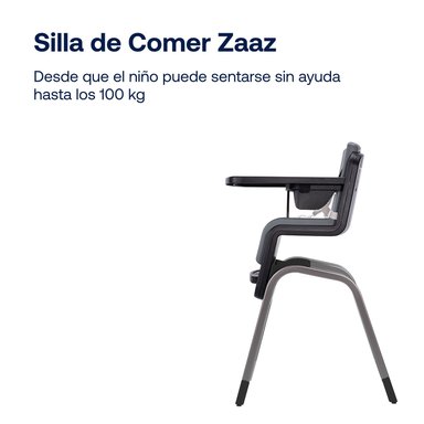 SILLA COMER NUNA ZAAZ PEWTER NEGRO - 2