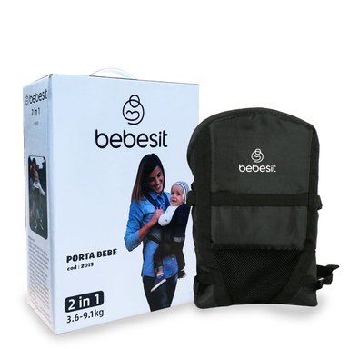 PORTA BEBE 2013 NEGRO BEBESIT - 3