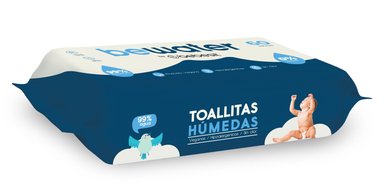 WIPES TOALLAS HÚMEDAS BEWATER BEBESIT - CAJA 12X60 UNIDADES - 6