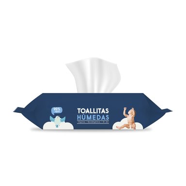 WIPES TOALLAS HÚMEDAS BEWATER BEBESIT - CAJA 12X60 UNIDADES - 9