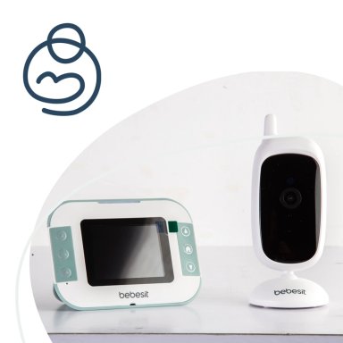CAMARA MONITOR PORTATIL BEBE LCD 2.4 VISION NOCTURNA BEBESIT BEBESIT - 6
