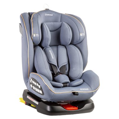SILLA DE AUTO CONVERTIBLE SUPRA 360° AZUL CLARO BEBESIT - 1