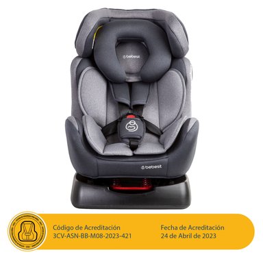 SILLA AUTO BEBESIT ORBIT LX GRIS - 2