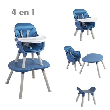 SILLA DE COMER BABY DESK 3&1 AZUL - 7