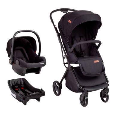 COCHE CUNA TRAVEL SYSTEM SWIFT 360 NEGRO - 1