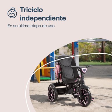 TRICICLO INFANTIL EXPLORER ROSADO BEBESIT - 6