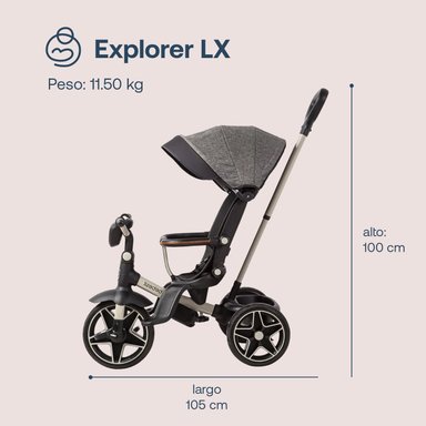 TRICICLO EXPLORER GRIS - 4