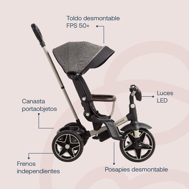 TRICICLO EXPLORER GRIS - 5