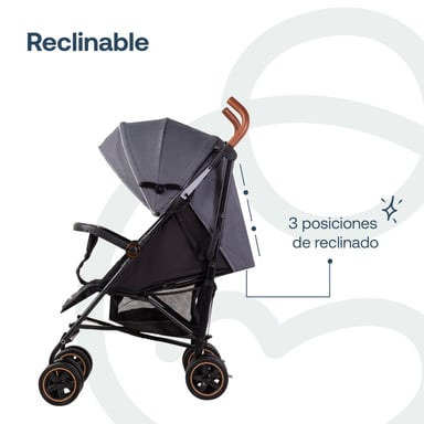 COCHE BEBESIT PARAGUA MAGIC RIDE GRIS - 4