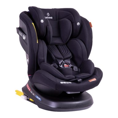 SILLA AUTO BEBESIT CONVERTIBLE ISOFIX SUPRA 360º PREMIUM NEGRO - 1