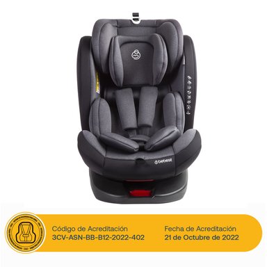 SILLA AUTO BEBESIT SATURN DARK GREY GRIS - 2