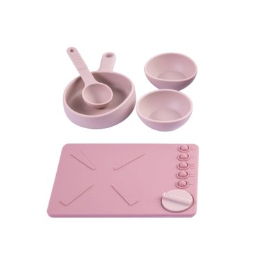 COCINA BEBESIT JUGUETE MONTESSORI SILICONA ROSADO - 9