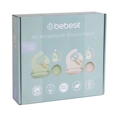 SET BEBESIT ALIMENTACIÓN MARCH SILICONA VERDE - 5