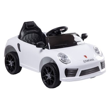 AUTO DEPORTIVO BEBESIT ELÉCTRICO RACE BLANCO - 1