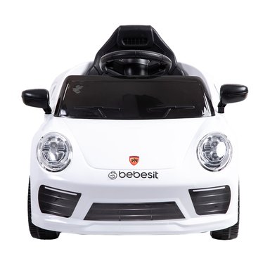 AUTO DEPORTIVO BEBESIT ELÉCTRICO RACE BLANCO - 3