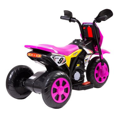 MOTO ELÉCTRICA BEBESIT CROSS ROSA - 4