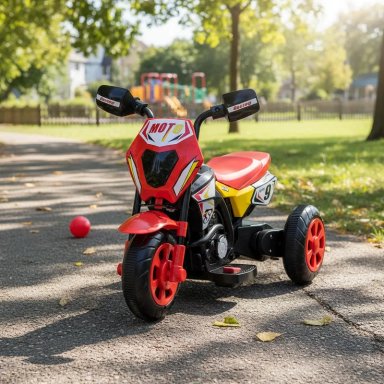 MOTO ELÉCTRICA BEBESIT CROSS ROJO - 2