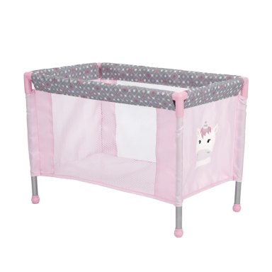 COCHE DE JUGUETE PARA MUÑECA + CUNA UNICORNIO BEBESIT - 4