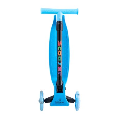 SCOOTER BEBESIT MONOPATÍN NIÑO REGULABLE PLEGABLE XT03 AZUL - 5