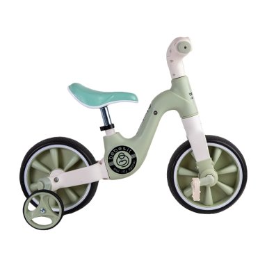 TRICICLO BEBESIT BICICLETA APRENDIZAJE PEDALES 2 EN 1 XT05 VERDE - 3