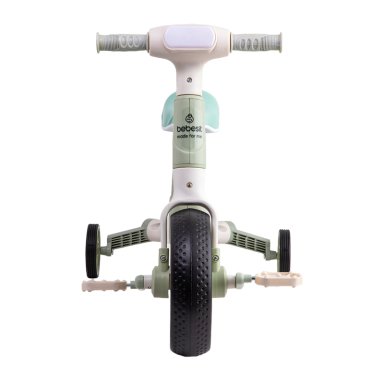 TRICICLO BEBESIT BICICLETA APRENDIZAJE PEDALES 2 EN 1 XT05 VERDE - 6
