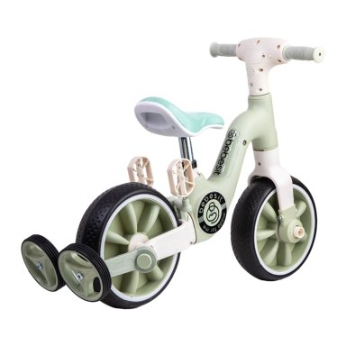 TRICICLO BEBESIT BICICLETA APRENDIZAJE PEDALES 2 EN 1 XT05 VERDE - 7