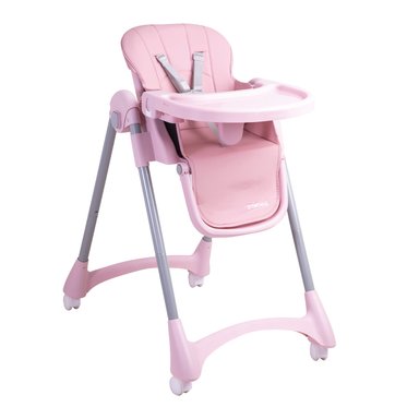 SILLA COMER BEBESIT BEBÉ RECLINABLE PLEGABLE EASY EAT ROSADO - 2