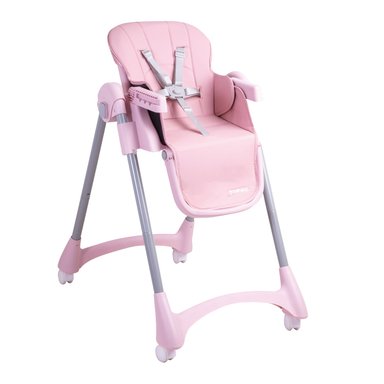 SILLA COMER BEBESIT BEBÉ RECLINABLE PLEGABLE EASY EAT ROSADO - 3