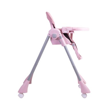 SILLA COMER BEBESIT BEBÉ RECLINABLE PLEGABLE EASY EAT ROSADO - 7