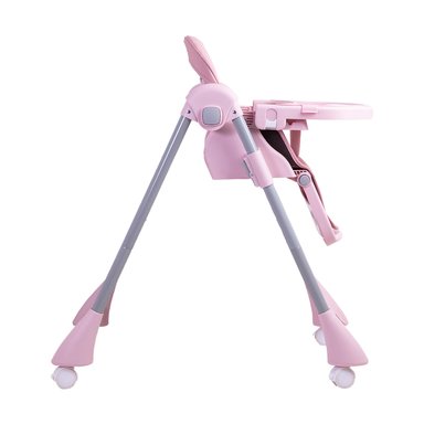 SILLA COMER BEBESIT BEBÉ RECLINABLE PLEGABLE EASY EAT ROSADO - 8