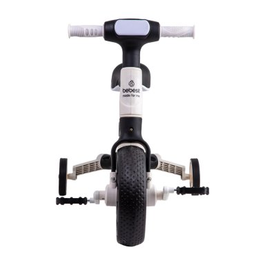 TRICICLO BEBESIT BICICLETA APRENDIZAJE PEDALES 2 EN 1 XT05 BLANCO - 5
