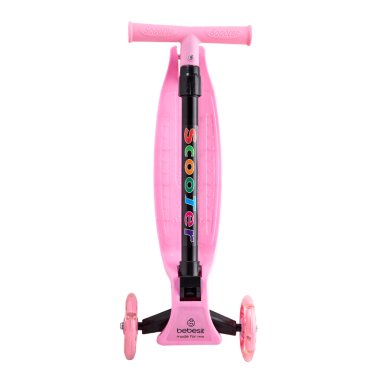 SCOOTER MONOPATIN NIÑA REGULABLE PLEGABLE XT03 ROSA BEBESIT - 5