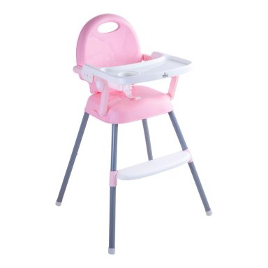 SILLA COMER BEBESIT PLEGABLE PORTÁTIL BEBÉ NIÑO FOLD ROSADO - 1