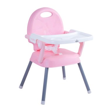 SILLA COMER BEBESIT PLEGABLE PORTÁTIL BEBÉ NIÑO FOLD ROSADO - 2