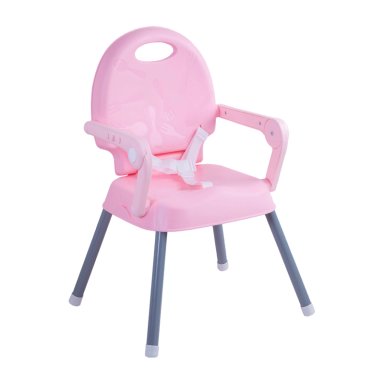 SILLA COMER BEBESIT PLEGABLE PORTÁTIL BEBÉ NIÑO FOLD ROSADO - 3