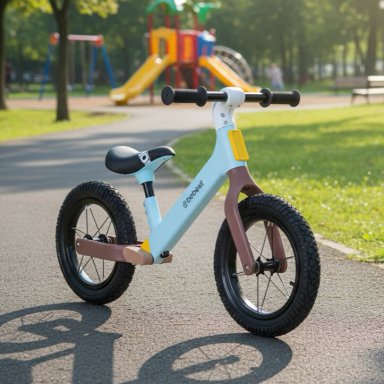 BICICLETA DE APRENDIZAJE BEBESIT NEO CELESTE - 2